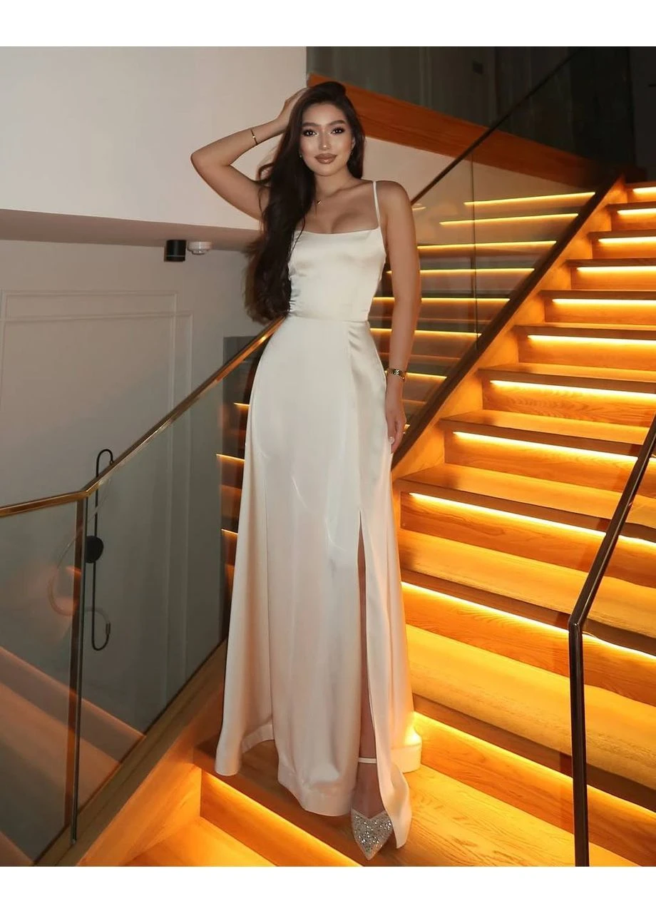 Black bustier satin cocktail dress